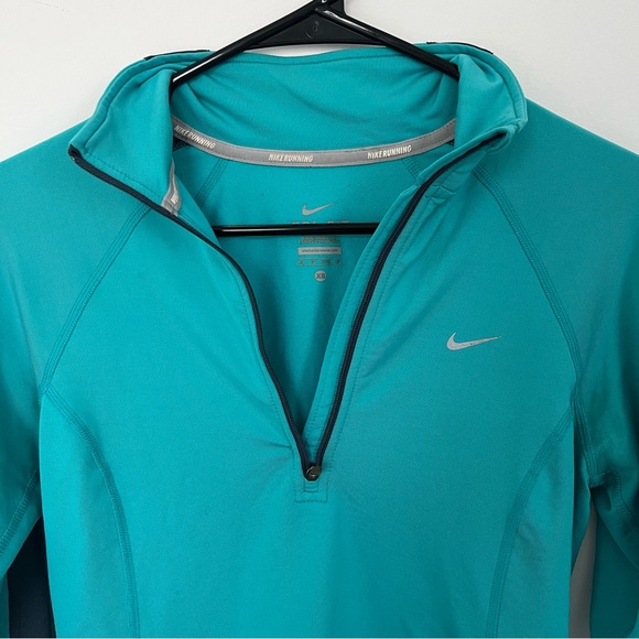 NIKE DRI FIT WOMENS RUNNING QUARTER ZIP JACKET - Picture 6 of 11